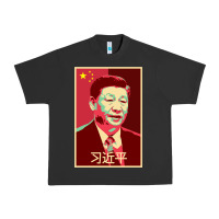 Pigment Black chairman xi jinping chinese communist party president china patriotic Urban Heavy Tee - lanVoArt