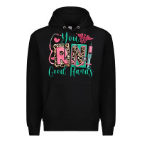 Black you rn good hands registered nurse Premium Hoodie - RanaPortraitStore