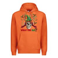 Carrot what the elf skull Premium Hoodie - FaDigitalArtStudio