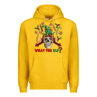 Lemon what the elf skull Premium Hoodie - FaDigitalArtStudio