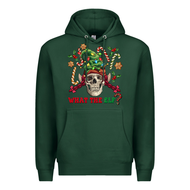 What The Elf Skull Premium Hoodie by FaDigitalArtStudio | Teevron