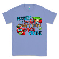 Colony Blue because teachers cant live on apples alone Classic Tee - NancyCooperArtShop