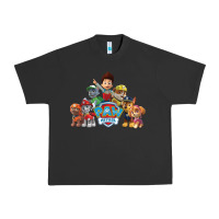 Pigment Black Paw GIFT Patrol  11 Urban Heavy Tee - lanVoArt