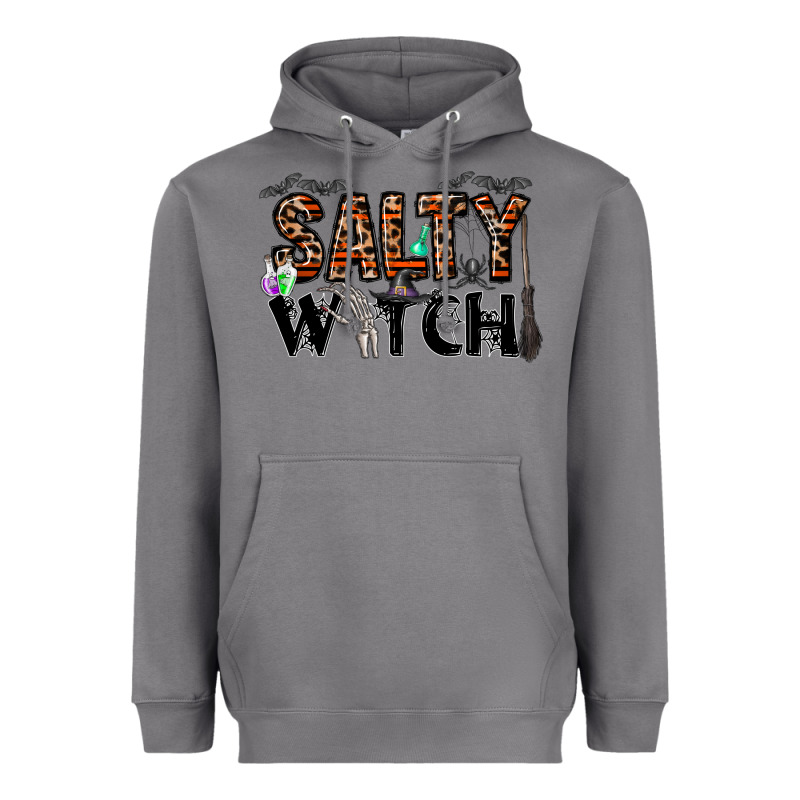 Salty Witch Heavyweight Hoodie by CowhideDigitalArt | Teevron