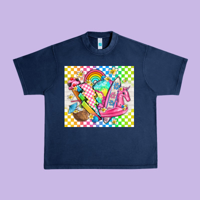 Retro Summer Urban Heavy Tee Designed By Tumblerdesignbyshophia