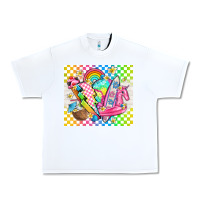 White retro summer Urban Heavy Tee - TumblerDesignByShophia