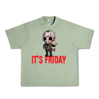 Oil Green Funny Friday 13th Funny Halloween Horror Urban Heavy Tee - lanVoArt