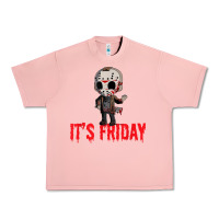 Salmon Funny Friday 13th Funny Halloween Horror Urban Heavy Tee - lanVoArt