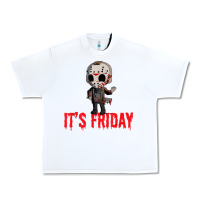 White Funny Friday 13th Funny Halloween Horror Urban Heavy Tee - lanVoArt