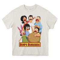 Cream bobs family portrait Heavy Core Tee - lanVoArt