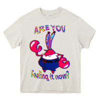 Cream Funny Men Are You Feeling It Now Mr Krabs Gifts For Music Fans 1 Heavy Core Tee - lanVoArt