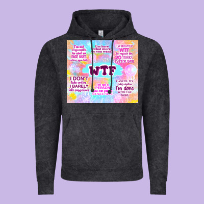 Sarcastic Wtf Vintage Hoodie Designed By Tumblerdesignbyshophia