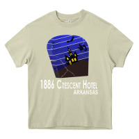 Mossy 1886 Crescent Hotel Eureka Springs Arkansas USA Halloween Haunted Bat  Heavy Core Tee - lanVoArt