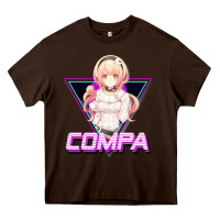 Chocolate Brown hyperdimension neptunia (compa aesthetic) Heavy Core Tee - lanVoArt