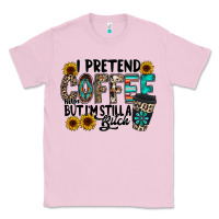 Bubblegum Pink i pretend coffee Classic Tee - RacoonDesign