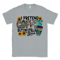 Heather Grey i pretend coffee Classic Tee - RacoonDesign