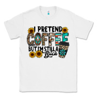 White i pretend coffee Classic Tee - RacoonDesign