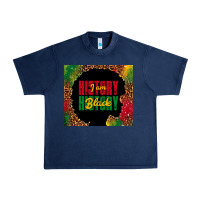 Navy i am black history Urban Heavy Tee - TumblerDesignByShophia