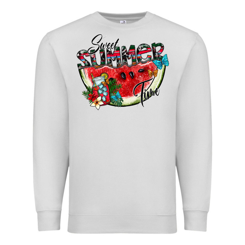 Sweet Summer Time Premium Sweatshirt by SublimationCraftShop | Teevron