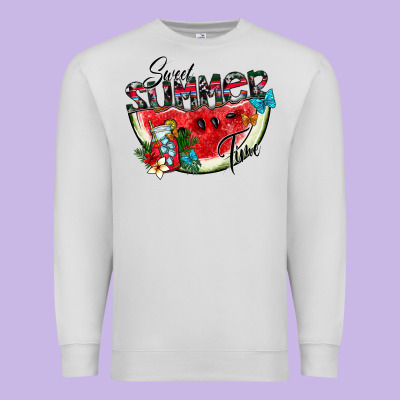 Sweet Summer Time Premium Sweatshirt Designed By Sublimationcraftshop