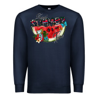 Navy sweet summer time Premium Sweatshirt - SublimationCraftShop