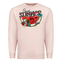 Pale Pink sweet summer time Premium Sweatshirt - SublimationCraftShop