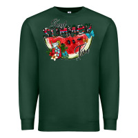 Sports Green sweet summer time Premium Sweatshirt - SublimationCraftShop