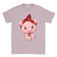 Lilac cute pig Classic Tee - texasbilliewilder