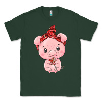 Sports Green cute pig Classic Tee - texasbilliewilder