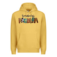 Antique Gold Somebody's Problem Premium Hoodie - FaDigitalArtStudio