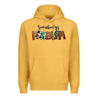 Mustard Somebody's Problem Premium Hoodie - FaDigitalArtStudio