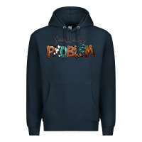 Navy Somebody's Problem Premium Hoodie - FaDigitalArtStudio