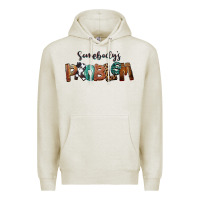 Oatmeal Heather Somebody's Problem Premium Hoodie - FaDigitalArtStudio