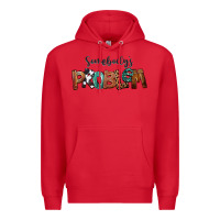 Red Somebody's Problem Premium Hoodie - FaDigitalArtStudio