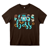 Chocolate Brown floss boss Heavy Core Tee - JahusDesignShop
