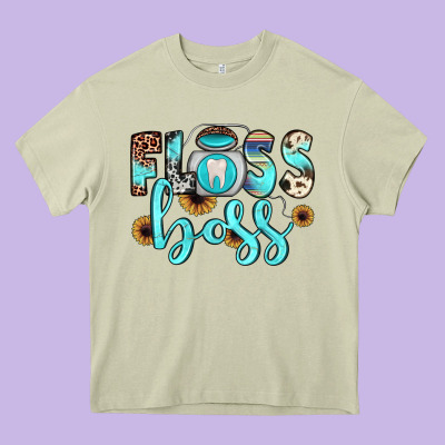 Floss Boss Heavy Core Tee Designed By Jahusdesignshop