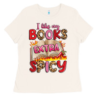 Bone i like my books extra spicy Ladies Tee - Artiststas