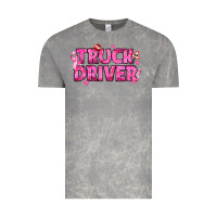 Cloud Rock Breast Cancer truck driver Vintage Tee - texasbilliewilder