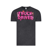 Vintage Black Breast Cancer truck driver Vintage Tee - texasbilliewilder