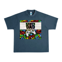Midnight Navy gamer dad Urban Heavy Tee - TumblerDesignByShophia