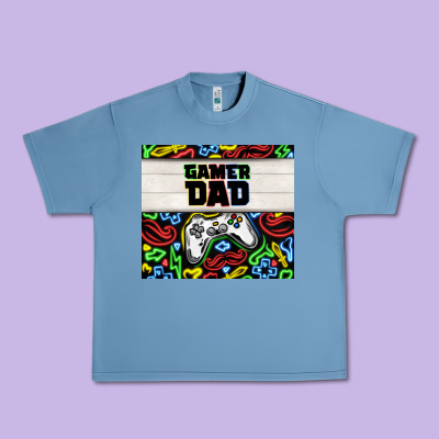 Gamer Dad Urban Heavy Tee Designed By Tumblerdesignbyshophia