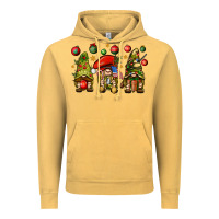 Vintage Mustard Christmas Army Gnomes 4th of july Vintage Hoodie - HowdyJamesFarm