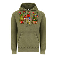Vintage Olive Christmas Army Gnomes 4th of july Vintage Hoodie - HowdyJamesFarm