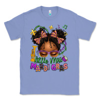 Colony Blue little miss mardi gras afro messy bun kid Classic Tee - texasbilliewilder