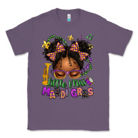 Lavender little miss mardi gras afro messy bun kid Classic Tee - texasbilliewilder