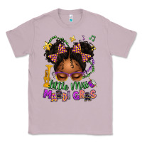 Lilac little miss mardi gras afro messy bun kid Classic Tee - texasbilliewilder
