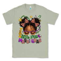 Matcha little miss mardi gras afro messy bun kid Classic Tee - texasbilliewilder