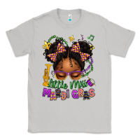 Moon Dust little miss mardi gras afro messy bun kid Classic Tee - texasbilliewilder
