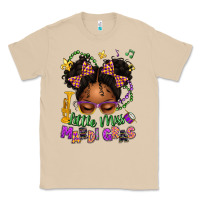 Mushroom little miss mardi gras afro messy bun kid Classic Tee - texasbilliewilder