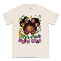 Natural little miss mardi gras afro messy bun kid Classic Tee - texasbilliewilder